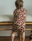 Animal Spots Bamboo Sweatshirt Set - Top & Bottom