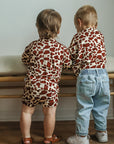 Animal Spots Bamboo Sweatshirt Set - Top & Bottom