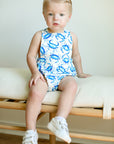 Blue Crab Bamboo Sun Bubble with Adjustable Straps