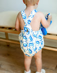 Blue Crab Bamboo Sun Bubble with Adjustable Straps