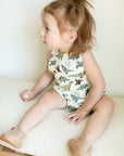 Dino Bamboo Sun Bubble with Adjustable Straps