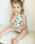 Dino Bamboo Sun Bubble with Adjustable Straps