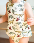 Dino Bamboo Sun Bubble with Adjustable Straps