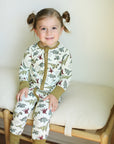 Dino Double Zipper Bamboo Sleeper