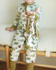 Dino Double Zipper Bamboo Sleeper