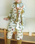 Dino Double Zipper Bamboo Sleeper