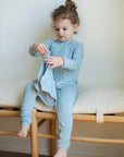 Seaspray Ribbed Solid Double Zipper Bamboo Sleeper