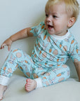 Blue Bunny 2 Piece Bamboo Pajama Set