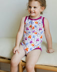 Iris Bamboo Henley Onesie with Snaps