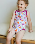 Iris Bamboo Henley Onesie with Snaps