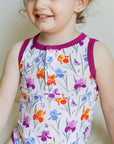 Iris Bamboo Henley Onesie with Snaps