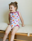 Iris Bamboo Henley Onesie with Snaps