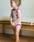 Iris Bamboo Henley Onesie with Snaps