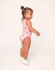 Princesses Bamboo Henley Onesie with Snaps