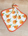 Peaches Bamboo Lovie with Wooden Ring