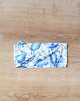 Blue Crab Bamboo Bow Headband