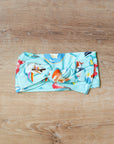 Pool Dogs Bamboo Bow Headband