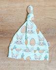 Blue Bunny Bamboo Knotted Hat