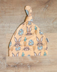 Orange Bunny Bamboo Knotted Hat