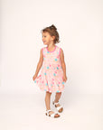 Princesses Bamboo Tiered Twirl Dress - with Pockets