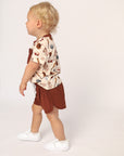 Baseball Bamboo Varsity Short Set - T-shirt & Shorts