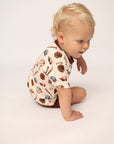 Baseball Bamboo Varsity Short Set - T-shirt & Shorts