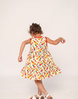 Hot Sauce Bamboo Tiered Twirl Dress - with Pockets