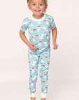 Pelican Short Sleeve 2 Piece Bamboo Pajama Set