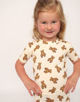 Teddy Bear 2 Piece Bamboo Pajama Set