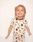 Baseball 2 Piece Bamboo Pajama Set