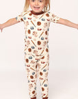 Baseball 2 Piece Bamboo Pajama Set