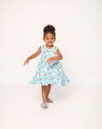 Pelican Bamboo Tiered Twirl Dress - with Pockets