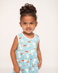 Pelican Bamboo Tiered Twirl Dress - with Pockets