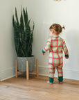 Holiday Plaid Double Zipper Bamboo Sleeper
