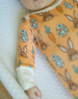 Orange Bunny Bamboo Knotted Gown