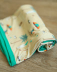 Beach Dogs Bamboo Swaddle Blanket