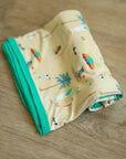 Beach Dogs Bamboo Swaddle Blanket