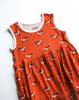 Longhorn Bamboo Tiered Twirl Dress - with Pockets