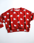 Red Bulldog Bamboo Sweatshirt