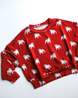 Red Bulldog Bamboo Sweatshirt