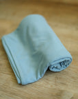 Seaspray Ribbed Solid Bamboo Swaddle Blanket