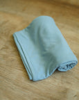 Seaspray Ribbed Solid Bamboo Swaddle Blanket