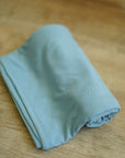 Seaspray Ribbed Solid Bamboo Swaddle Blanket