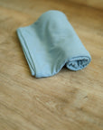 Seaspray Ribbed Solid Bamboo Swaddle Blanket