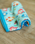 Pool Dogs Bamboo Swaddle Blanket