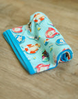 Pool Dogs Bamboo Swaddle Blanket
