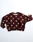Maroon Bulldog Bamboo Sweatshirt
