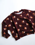 Maroon Bulldog Bamboo Sweatshirt