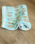 Blue Bunny Bamboo Swaddle Blanket