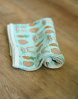 Blue Bunny Bamboo Swaddle Blanket